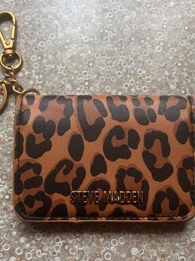 leopard print steve madden wallet